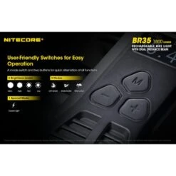 Nitecore BR35 1800 Lumen USB Rechargeable Dual Distance Beam Bike Light -Nitecore Lumen20Tactical20LLC20dba20Nitecore20Store BR35xxmktxx3xxs