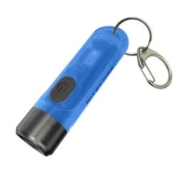 Nitecore TIKI GITD Blue 300 Lumen USB Rechargeable Keychain Flashlight With UV & High CRI Light