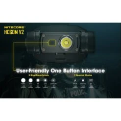 Nitecore 1200 Lumen NVG Mountable Rechargeable Headlamp -Nitecore Lumen20Tactical20LLC20dba20Nitecore20Store HC60MV2xxmktxx7xxb621c0