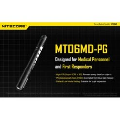 Nitecore MT06MD-PG 180 Lumen Nichia 219B 2xAAA LED Penlight - Pupil Gauge -Nitecore Lumen20Tactical20LLC20dba20Nitecore20Store MT06MDxxPGxxmkt1xxs