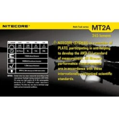 Nitecore MT2A Multi-task 345 Lumen Pen Light -Nitecore Lumen20Tactical20LLC20dba20Nitecore20Store MT2Axxmkt5xxs