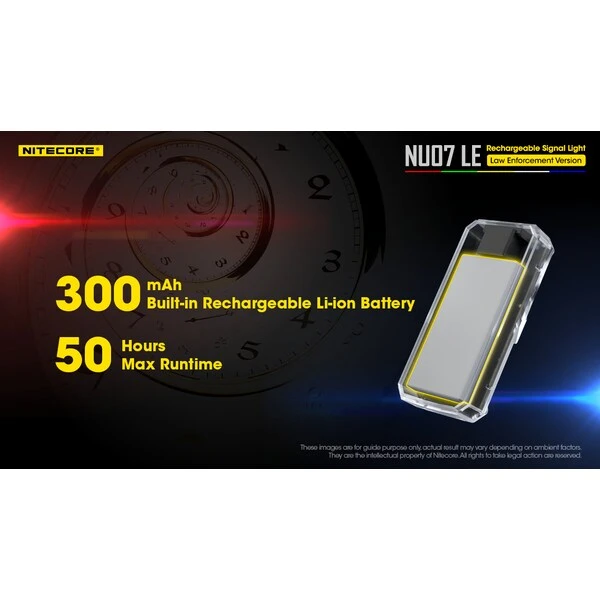 Nitecore NU07 LE 5-Color Rechargeable Signal Light For Helmet Or Molle 2 Nitecore NU07 LE 5-Color Rechargeable Signal Light For Helmet Or Molle - Image 2