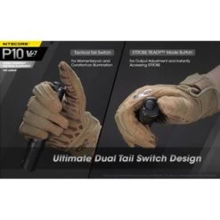 Nitecore P10 V2 1100 Lumen Compact EDC Flashlight -Nitecore Lumen20Tactical20LLC20dba20Nitecore20Store P10V2xxmktxx2xxs