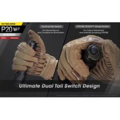 Nitecore P20 V2 1100 Lumen LED Flashlight -Nitecore Lumen20Tactical20LLC20dba20Nitecore20Store P20V2xxmktxx3xxs