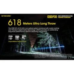 Nitecore NEW P30 1000 Lumen 676 Yard Long Throw Hunting Flashlight -Nitecore Lumen20Tactical20LLC20dba20Nitecore20Store P30Nxxmktxx1xxs 1
