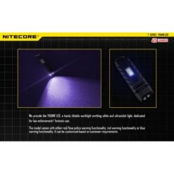 Nitecore THUMB LEO 45 Lumen White & UV Keychain Light -Nitecore Lumen20Tactical20LLC20dba20Nitecore20Store THUMBxxLEOxxmkt2xxs