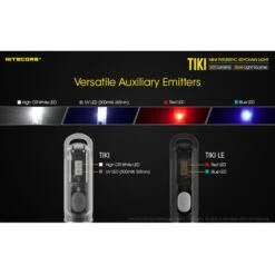 Nitecore TIKI 300 Lumen USB Rechargeable Keychain Flashlight UV/CRI -Nitecore Lumen20Tactical20LLC20dba20Nitecore20Store TIKIxxmktxx2xxs 1
