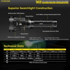 Nitecore TM39 5200 Lumen 1640 Yard Long Throw Flashlight -Nitecore Lumen20Tactical20LLC20dba20Nitecore20Store TM39xxmktxx5xxs