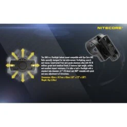 Nitecore MT10C 920 Lumen Rotary Helmet Mounting Rechargeable Flashlight Kit -Nitecore Lumen20Tactical20LLC20dba20Nitecore20Store mktxx4xxf