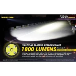 Nitecore UV 1800 Lumen Rechargeable Flashlight With UV Light -Nitecore Lumen20Tactical20LLC20dba20Nitecore20Store p20iuvxxmktxximgxx1xxsxx308d94