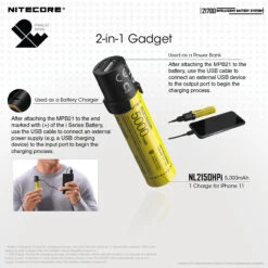 Nitecore 21700 Power Bank -Nitecore NITECORE 21700 IBS.3 58043.1666779966.1280.1280 07151.1666871782