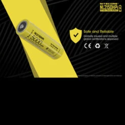 Nitecore 21700 Li-ion 15A Battery 5000mAh NL2150HPi -Nitecore NITECORE NL2150HPidet8 08013.1608122282