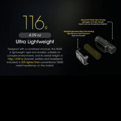 Nitecore NU43 Headlamp -Nitecore NITECORE NU43.8 76636.1679479080