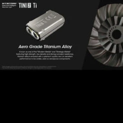 Nitecore TINI 2 Titanium -Nitecore NITECORE TINI2 TIT.5 57628.1652790503.1280.1280 95537.1652879581