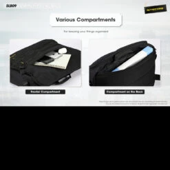 Nitecore SLB09 Sling Bag 17 Nitecore SLB09 Sling Bag -Nitecore SLB09det2 44881.1643032328.1280.1280 21358.1643207288