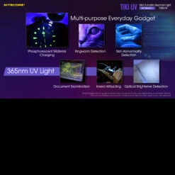 Nitecore Tiki UV 13 Nitecore Tiki UV -Nitecore TIKI UVdet 98943.1628683307