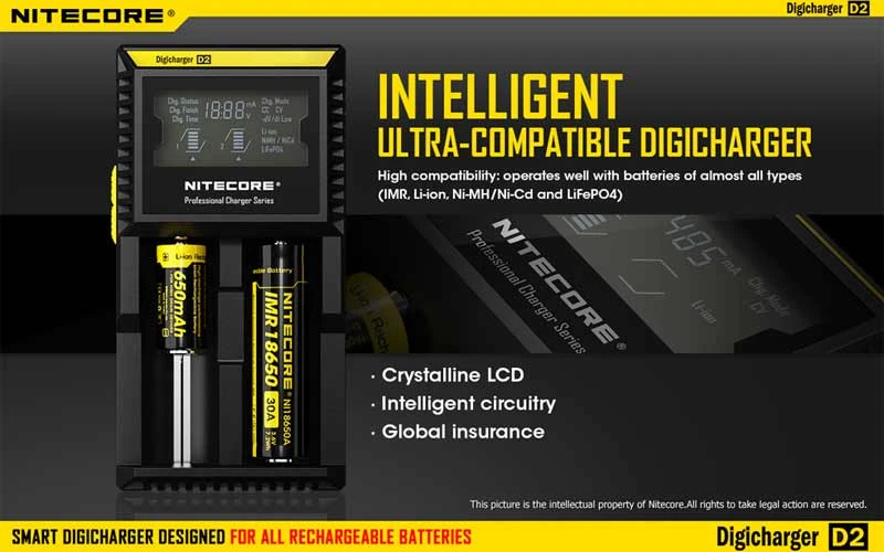 Nitecore Digicharger D2 4 Nitecore Digicharger D2 - Image 4