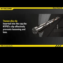 Nitecore NTP Titanium Pen -Nitecore nitecore ntp10det9 29531.1598448884