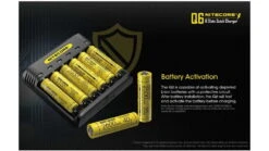 Nitecore Q6 Six Slot 2A Universal Li-ion/IMR Battery Charger -Nitecore opplanet nitecore battery charger imr li ion 6 channels 2000 ma max charge current black q6 av 7
