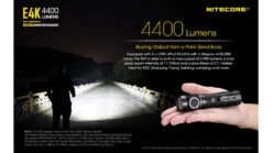 Nitecore E4K CREE XP-L2 V6 EDC Flashlight -Nitecore opplanet nitecore e4k edc flashlight with usb c rechargeable battery black 6952506405657 av 1