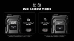 Nitecore EDC23 Lithium Ion 2500 Lumens Ultra-Slim LED Flashlight -Nitecore opplanet nitecore edc23 lithium ion 2500 lumens ultra slim led flashlight black edc23 av 7