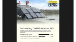 Nitecore FSP100 100 Foldable Solar Panel -Nitecore opplanet nitecore fsp100 100 foldable solar panel black 6952506493821 av 2