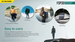 Nitecore FSP30 30W Foldable Solar Panel -Nitecore opplanet nitecore fsp30 30w foldable solar panel black chg nite fsp30 av 3
