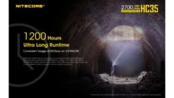 Nitecore HC35 CREE XP-G3 S3 LEDs USB Rechargeable Headlamp -Nitecore opplanet nitecore hc35 2700 lumen usb rechargeable headlamp black 6952506405572 av 7
