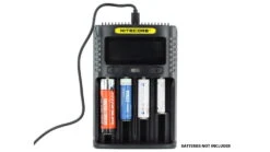 Nitecore Intelligent USB Superb Battery Charger -Nitecore opplanet nitecore intelligent usb superb battery charger imr li ion lifepo4 ni cd ni mh quad channel 4000 ma max charge current black ums4 av 3