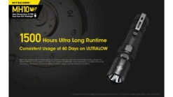 Nitecore MH10 V2 CREE XP-L2 V6 USB-C Rechargeable LED Flashlight -Nitecore opplanet nitecore mh10 v2 1200 lumen usb c rechargeable flashlight black 6952506405978 av 6