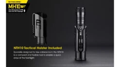 Nitecore MH10 V2 CREE XP-L2 V6 USB-C Rechargeable LED Flashlight -Nitecore opplanet nitecore mh10 v2 1200 lumen usb c rechargeable flashlight black 6952506405978 av 7