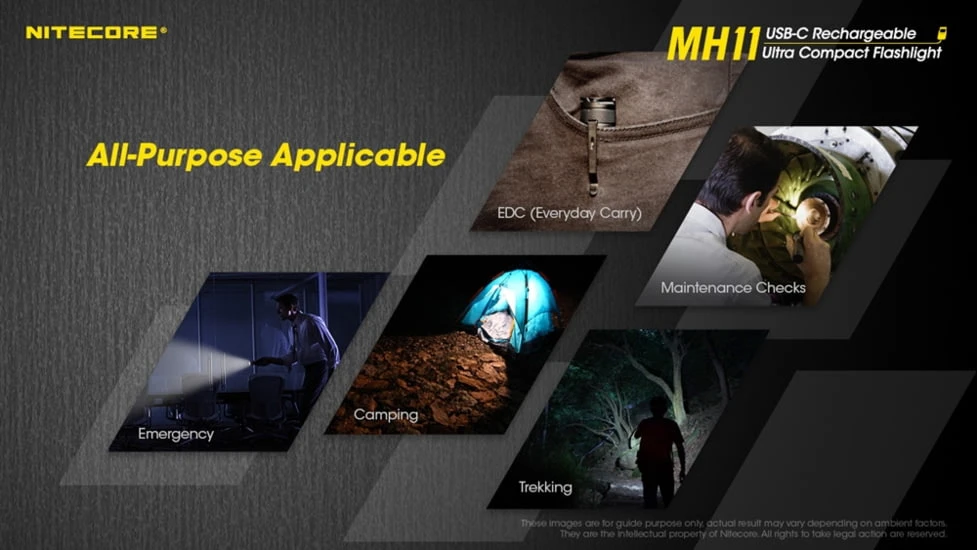 Nitecore MH11 CREE XP-L2 V6 LED USB-C Rechargeable Flashlight 5 Nitecore MH11 CREE XP-L2 V6 LED USB-C Rechargeable Flashlight - Image 5