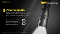 Nitecore MH11 CREE XP-L2 V6 LED USB-C Rechargeable Flashlight 20 Nitecore MH11 CREE XP-L2 V6 LED USB-C Rechargeable Flashlight -Nitecore opplanet nitecore mh11 1000 lumen usb c rechargeable flashlight black 6952506406630 av 8
