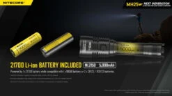 Nitecore MH25 V2 High Performance White USB-C Rechargeable Flashlight -Nitecore opplanet nitecore mh25 v2 usb c rechargeable flashlight 1300 lumen black 6952506407026 av 3