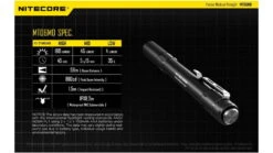 Nitecore MT06MD Nichia 219B 2xAAA LED Penlight -Nitecore opplanet nitecore mt06md 180 lumen led penlight black 6952506403189 av 5