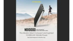 Nitecore NB10000 10000mAh USB/USB-C Quick-Charge Power Bank -Nitecore opplanet nitecore nb10000 10000mah usb usb c quick charge power bank black 6952506493685 av 1