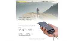 Nitecore NB20000 QC USB & USB-C 4 Port 20000mAh Power Bank -Nitecore opplanet nitecore nb20000 qc usb usb c 4 port 20000mah power bank black 6952506494446 av 4