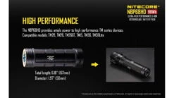 Nitecore TM Series NBP68HD Advanced Li-ion Rechargeable Battery Pack -Nitecore opplanet nitecore nbp68hd for tm series compatible with tm28 yellow 6952506492206 av 3