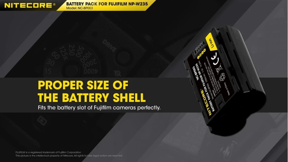 Nitecore NC-BP003 Camera Battery 5 Nitecore NC-BP003 Camera Battery - Image 5