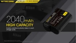 Nitecore NC-BP006 Camera Battery -Nitecore opplanet nitecore nc bp006 camera battery compatible with nikon en el15b black 6952506494576 av 2