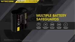 Nitecore NC-BP006 Camera Battery -Nitecore opplanet nitecore nc bp006 camera battery compatible with nikon en el15b black 6952506494576 av 3
