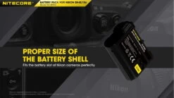 Nitecore NC-BP006 Camera Battery -Nitecore opplanet nitecore nc bp006 camera battery compatible with nikon en el15b black 6952506494576 av 4