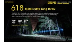 Nitecore New P30 CREE XP-L HI V3 LED 676 Yard Long Throw Hunting Flashlight 15 Nitecore New P30 CREE XP-L HI V3 LED 676 Yard Long Throw Hunting Flashlight -Nitecore opplanet nitecore new p30 1000 lumen 676 yard long throw hunting flashlight black 6952506405534 av 5