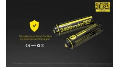 Nitecore NL1834R 3400mAh USB Rechargeable 18650 Battery -Nitecore opplanet nitecore nl1834r 3400mah usb rechargeable 18650 battery yellow 6952506492305 av 9