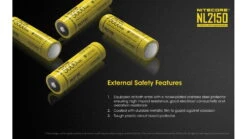Nitecore NL2150 21700 5000mAh Rechargeable Li-ion Battery -Nitecore opplanet nitecore nl2150 21700 5000mah rechargeable li ion battery yellow 6952506492848 av 5