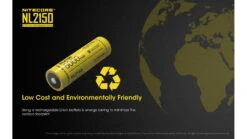 Nitecore NL2150 21700 5000mAh Rechargeable Li-ion Battery -Nitecore opplanet nitecore nl2150 21700 5000mah rechargeable li ion battery yellow 6952506492848 av 6