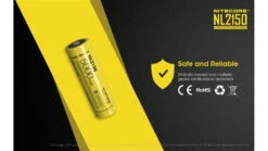 Nitecore NL2150 21700 5000mAh Rechargeable Li-ion Battery -Nitecore opplanet nitecore nl2150 21700 5000mah rechargeable li ion battery yellow 6952506492848 av 7