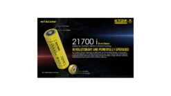 Nitecore NL2150HPI 5000mAh Rechargeable 21700i Battery -Nitecore opplanet nitecore nl2150hpi 15a 5000mah 21700 rechargeable battery yellow 6952506493715 av 2