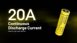 Nitecore NL2160HP 6000mAh Rechargeable 21700 Battery 9 Nitecore NL2160HP 6000mAh Rechargeable 21700 Battery -Nitecore opplanet nitecore nl2160hp 6000mah rechargeable 21700 battery black yellow 6952506496426 av 3