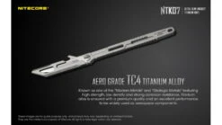 Nitecore NTK07 Titanium Knife 15 Nitecore NTK07 Titanium Knife -Nitecore opplanet nitecore ntk07 titanium knife 4 51in silver 6952506494088 av 1